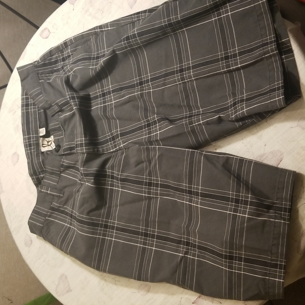 Slightly worn Dark Gray Burnside cargo shorts waist 32